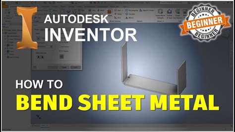 how to create bent metal housing in inventor|autodesk sheet metal bend.